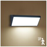  Brilagi - LED spoljno zidno svetlo sa senzorom TRIANGLE LED/42W/230V crno IP65 | Eponuda.com