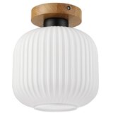  Stropna svetiljka HARMA WOOD 1xE27/15W/230V hrast/bela prečnik 20 cm | Eponuda.com