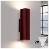  Brilagi - LED zidna svetiljka CRESTO 2xGU10/10W/230V 20 cm bordo | Eponuda.com