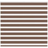 Zebra zavjesa Smeđa 165x100 cm Širina tkanine 160,9 cm Poliester | Shoptok.si