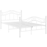  Posteljni okvir bel kovinski 120x200 cm, (20606193) | Shoptok.si
