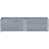  Vrtna sadilica siva 150x50 cm od masivne borovine | shoptok.hr