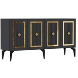 Hanah home komoda nora anthracite gold | ePonuda.com