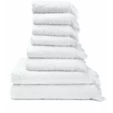 Bonami Selection Set s 6 bijelih manjih i 6 većih ručnika od 100% pamuka