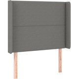  Krevet box spring s madracem LED tamnosivi 90x190 cm tkanina | shoptok.hr