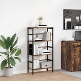  Polica Dimljeni hrast 60 x 29,5 x 115 cm Konstruirano drvo | shoptok.hr