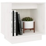  Noćni ormarići 2 kom bijeli 40 x 30 x 40 cm od masivne borovine | shoptok.hr