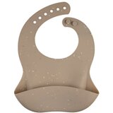 Canpol BABIES SILIKONSKA PORTIKLA SA DZEPOM DOTS 51/029 BEIGE | ePonuda.com