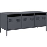 Maison Chic TV omarica - TV stojalo - Televizijska omarica antracitna 101,5x39x43,5 cm hladno valjano jeklo, (21701307) | Shoptok.si