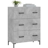  Komoda siva boja betona 69 5x34x90 cm od konstruiranog drva | shoptok.hr