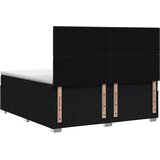  LED okvir za krevet s madracem Crna 140 x 200 cm Tkanina | shoptok.hr
