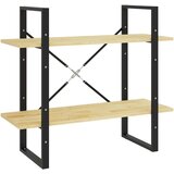 vidaXL ormarić za knjige s 2 razine 80 x 30 x 70 cm masivna borovina | shoptok.hr