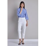 Legendww ženske pantalone visokog struka sa ukrasnim dugmicima Cene