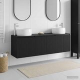  Set ormarića za kupaonicu 3 kom. Crna 49,5 x 44,5 x 66 cm | shoptok.hr