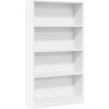 Maison Chic Knjižna omara - Knjižni regal bela 80x24x143 cm inženirski les, (21725973) | Shoptok.si