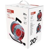  Kolutni podaljšek 20 m / 4 vtičnice / rdeči / PVC / 230 V / 1 mm2 | Shoptok.si