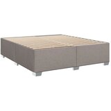  Boxspring krevet s madracem Sivosmeđa 200 x 200 cm Tkanina - Sivosmeđa 200 x 200 cm Dizajn linija | shoptok.hr