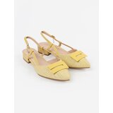 GOODIN Yellow sandals with an open heel | Shoptok.si