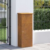 Sandučić za pakete s pohranom Rđa 44,5 x 29 x 110,5 cm | shoptok.hr