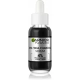 Garnier Pure Active AHA + BHA Charcoal Serum serum za lice za sve vrste kože 30 ml