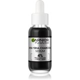 Garnier Pure Active AHA + BHA Charcoal Serum serum za obraz za vse tipe kože 30 ml za ženske Cene