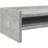 vidaXL Stojalo za ekran betonsko sivo 42x24x16 cm iverna plošča | Shoptok.si
