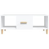  Stolić za kavu bijeli 102 x 50 x 40 cm od konstruiranog drva | shoptok.hr