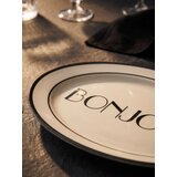 Sinsay Keramički pladanj s natpisom Bonjour | shoptok.hr