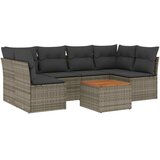  7-dijelni set vrtnih sofa sivi od poliratana | shoptok.hr