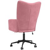  Stolica za opuštanje ružičasta baršunasta | shoptok.hr