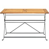  Sklopivi vrtni stol 120 x 70 x 74 cm masivno bagremovo drvo | shoptok.hr