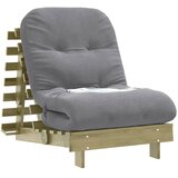  Futon na razvlačenje s madracem 70 x 206 x 11 cm od borovine | Eponuda.ba