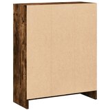 Polica za knjige dimljeni hrast 60x24x76 cm konstruirano drvo | Eponuda.com