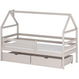  Drveni dječji krevet Aron s ladicom - kašmir - 200x90 cm - Madrac PE pjena 8 cm-spužvasti madrac | shoptok.hr