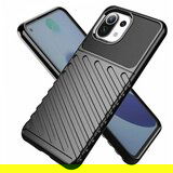 Onasi silikonski ovitek tunder armor za xiaomi mi 11 lite - črn | Shoptok.si