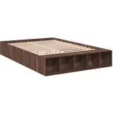  Okvir za krevet smeđi hrast 150 x 200 cm konstruirano drvo | shoptok.hr