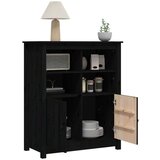  Komoda crna 83 x 41 5 x 100 cm od masivne borovine | shoptok.hr