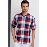 Dewberry G662 MEN'S SHIRT-NAVY-BURGUNDY | shoptok.hr