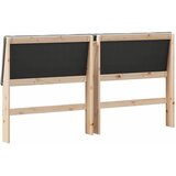  Tapecirani uzglavlje Tamno siva 180 cm Čvrsto borovo drvo | shoptok.hr
