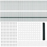  Zavarena žičana ograda 100 x 1 m (Š x V) Čelik premazan PVC-om | shoptok.hr