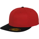 Flexfit Kapa 'Premium 210' ognjeno rdeča / črna