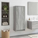  Umivaonik s policom za zid Siva Sonoma 35 x 20 x 81 cm | shoptok.hr