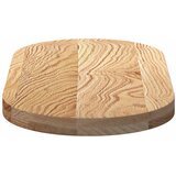 Stolna ploča 80x40x4 cm od ovalna masivna hrastovina | Eponuda.com
