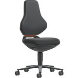 bimos Vrtljiv delovni stol ESD TEXON, s kolesi, Supertec, črne barve | Shoptok.si