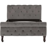 vidaXL okvir za krevet sivi baršunasti 100 x 200 cm | shoptok.hr
