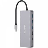 Canyon hub DS-12 13in1 4k USB-C Dark Grey | Eponuda.ba
