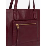 Shelvt Burgundy handbag with gold elements | shoptok.hr