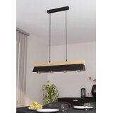 Eglo visilica Tarrafo 900444, 4x E27, 88 cm, crna i drvo | shoptok.hr