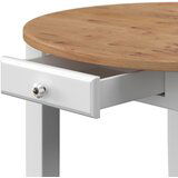 Bessagi Home Jedilna Miza Camden, Bela, Barve Bora, Ø 100cm | Shoptok.si