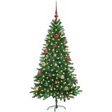 Božićno drvce s 150 LED svjetlima s stalakom Zelena 150 cm PE | shoptok.hr